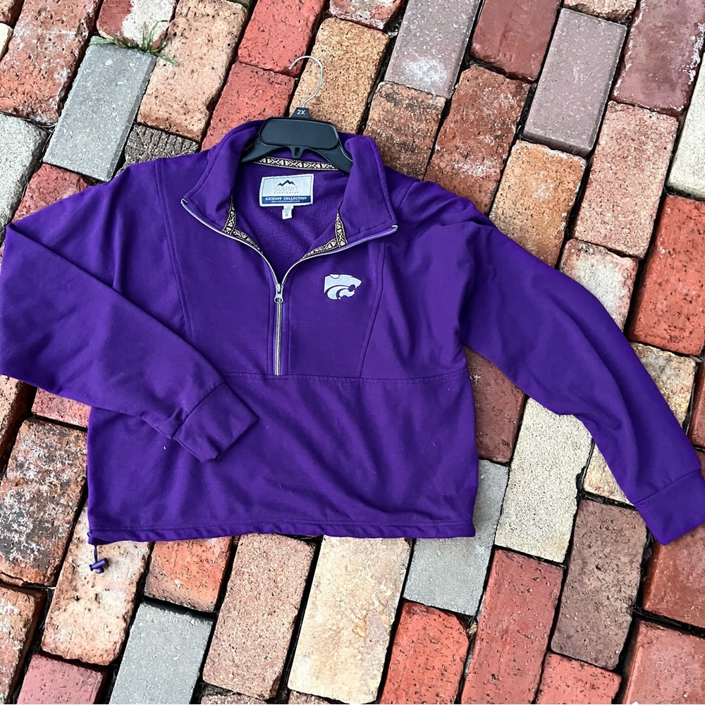 K-State Purple Quarter-Zip Pullover